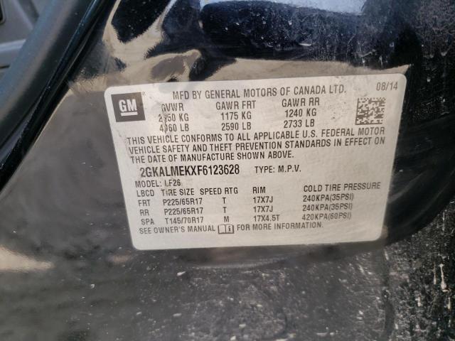Photo 10 from auction – 2015 GMC TERRAIN SL with VIN 2GKALMEKXF6123628