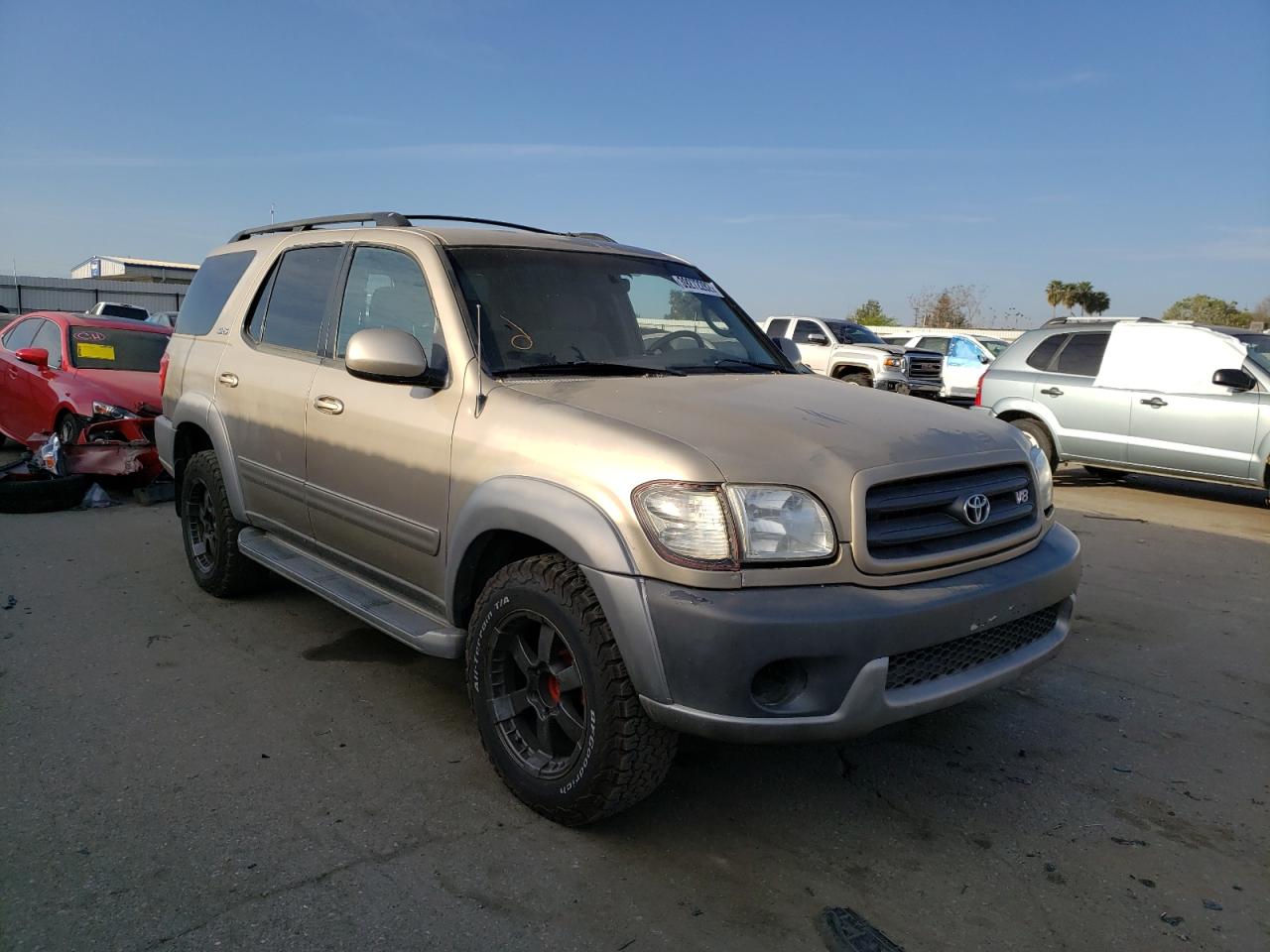 TOYOTA SEQUOIA SR 2002 with VIN 5TDZT34A72S060831 - Photo from auction