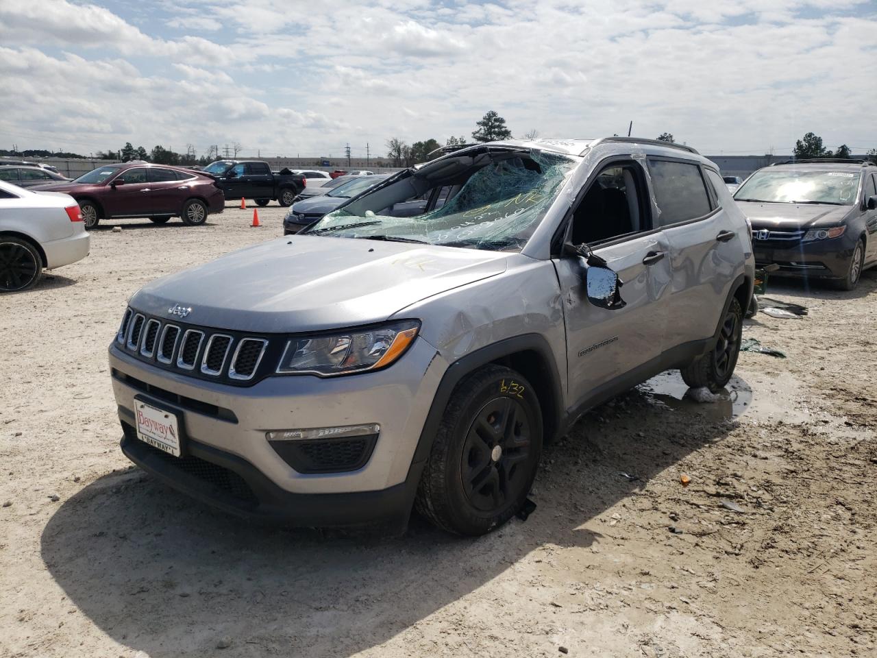 Photo 2 from auction – 2018 JEEP COMPASS SP with VIN 3C4NJCAB4JT227569