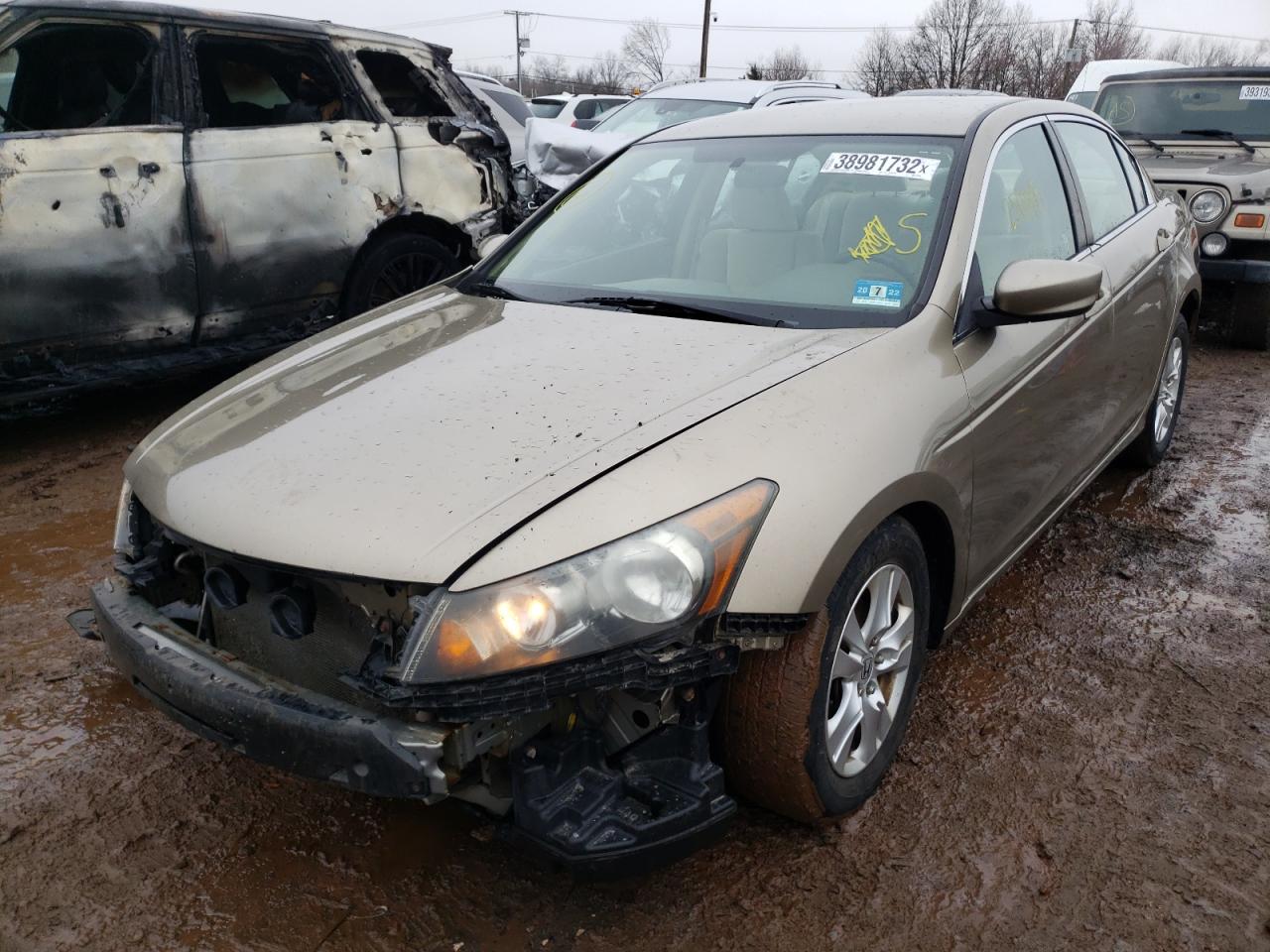 Photo 2 from auction – 2010 HONDA ACCORD LXP with VIN 1HGCP2F45AA154229