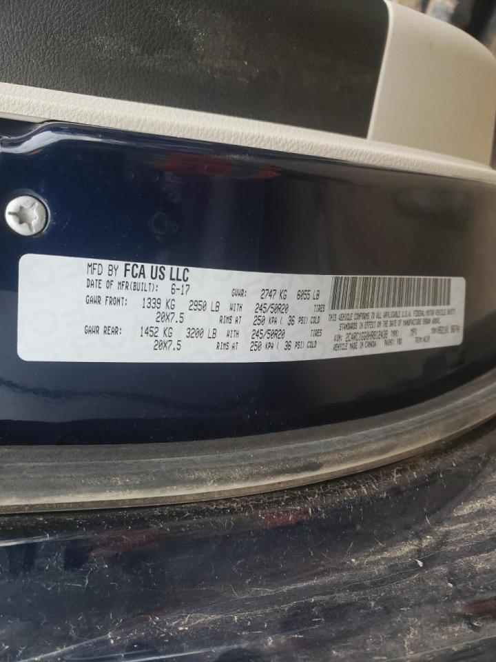 Photo 10 from auction – 2017 CHRYSLER PACIFICA L with VIN 2C4RC1GG0HR812438