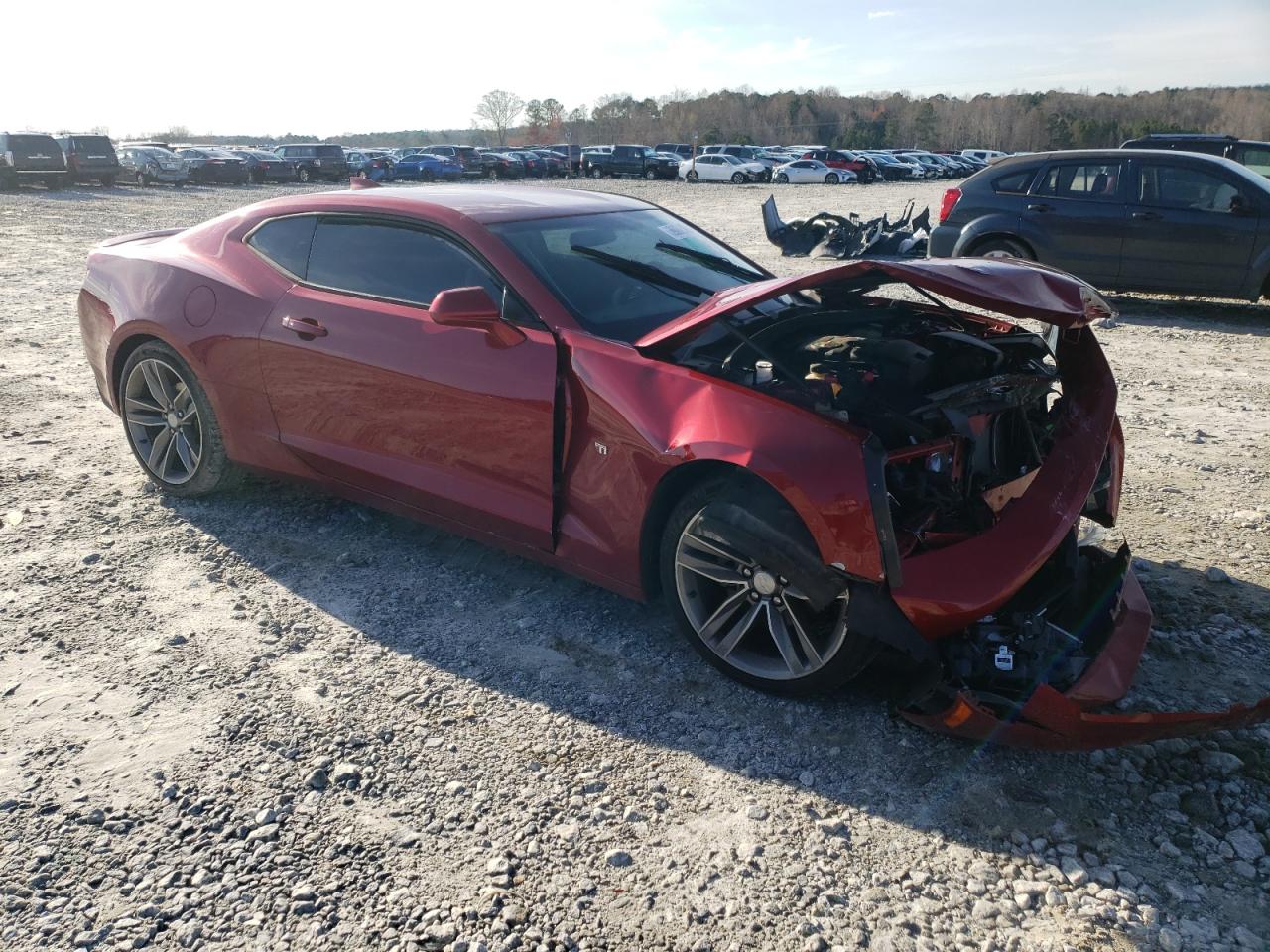 CHEVROLET CAMARO LT 2017 with VIN 1G1FB1RX3H0136556 - Photo from auction