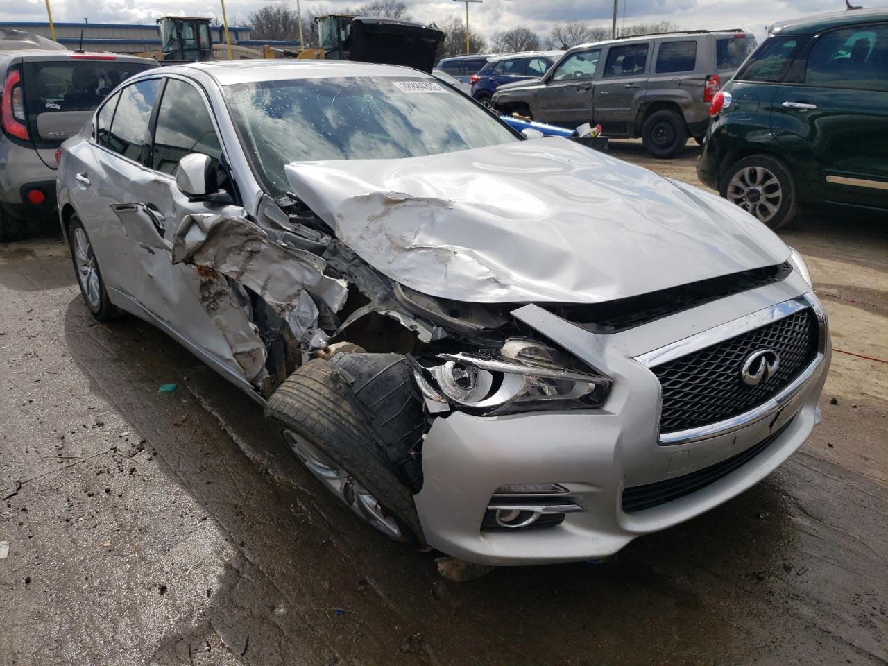 INFINITI Q50 BASE 2017 with VIN JN1CV7AP9HM641769 - Photo from auction