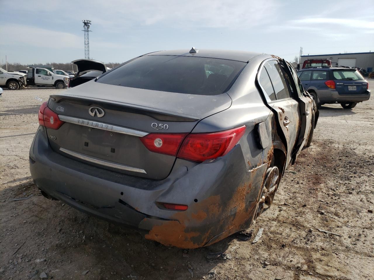 Photo 4 from auction – 2014 INFINITI Q50 BASE with VIN JN1BV7AR8EM691331