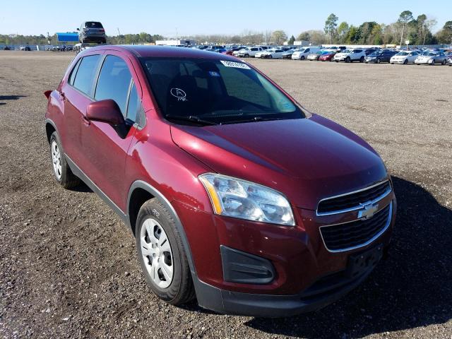CHEVROLET TRAX LS 2016 with VIN 3GNCJKSB2GL171471 - Photo from auction
