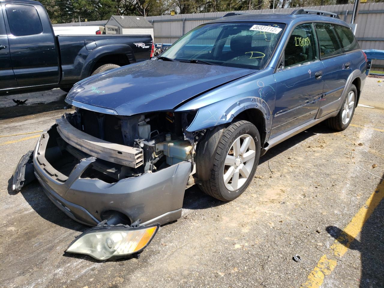 Photo 2 from auction – 2008 SUBARU OUTBACK 2. with VIN 4S4BP61C787304747