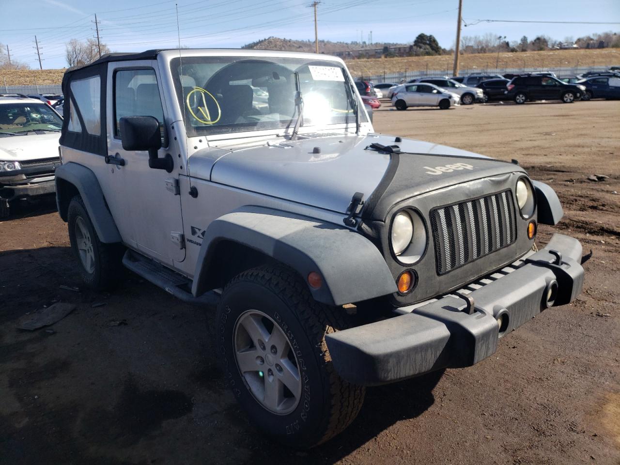 JEEP WRANGLER X 2007 with VIN 1J4FA241X7L214664 - Photo from auction