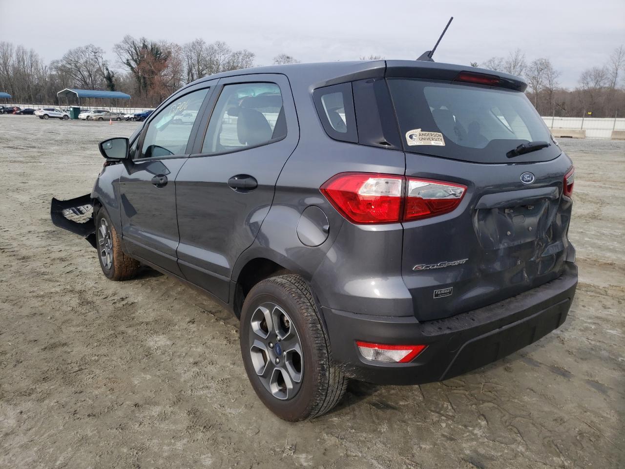 Photo 3 from auction – 2021 FORD ECOSPORT S with VIN MAJ3S2FEXMC406514