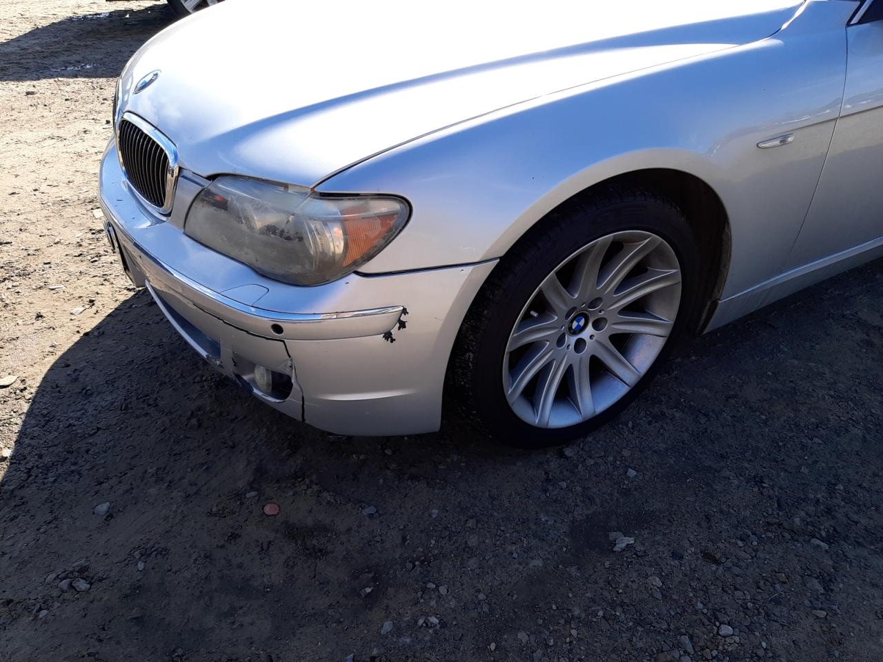 Photo 9 from auction – 2006 BMW 750 LI with VIN WBAHN83546DT38414