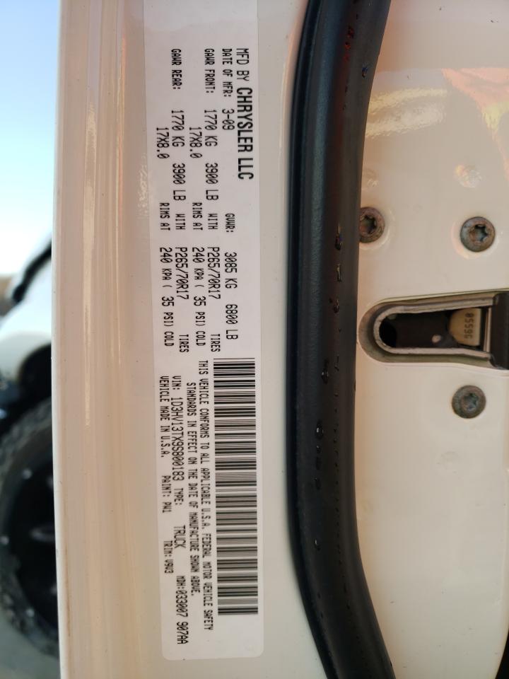 Photo 10 from auction – 2009 DODGE RAM 1500 with VIN 1D3HV13TX9S800183