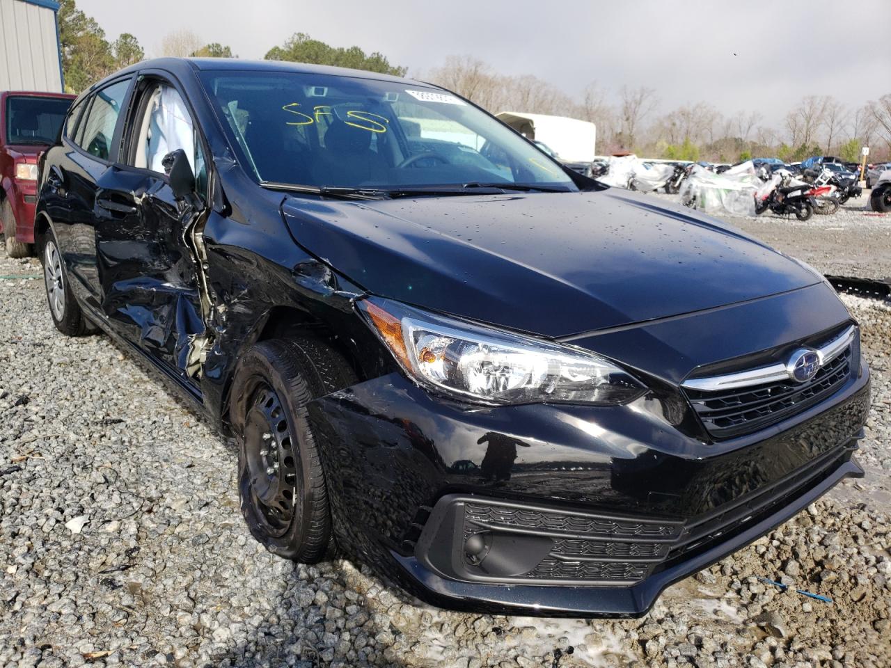 SUBARU IMPREZA 2022 with VIN 4S3GTAB64N3708447 - Photo from auction