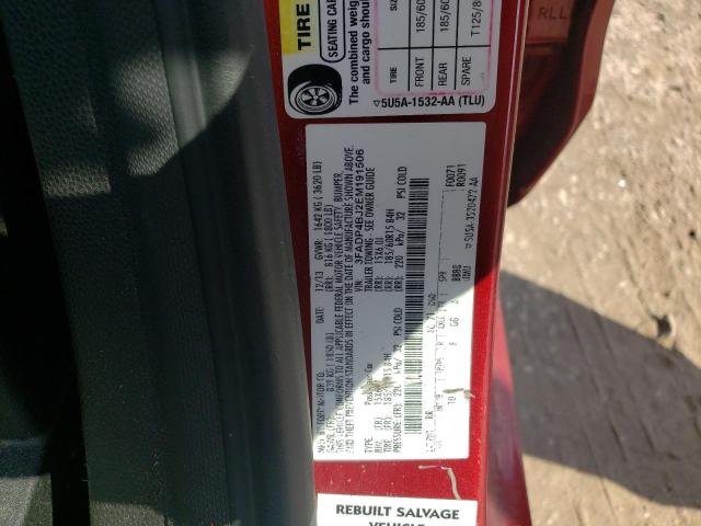 Photo 10 from auction – 2014 FORD FIESTA SE with VIN 3FADP4BJ2EM191506