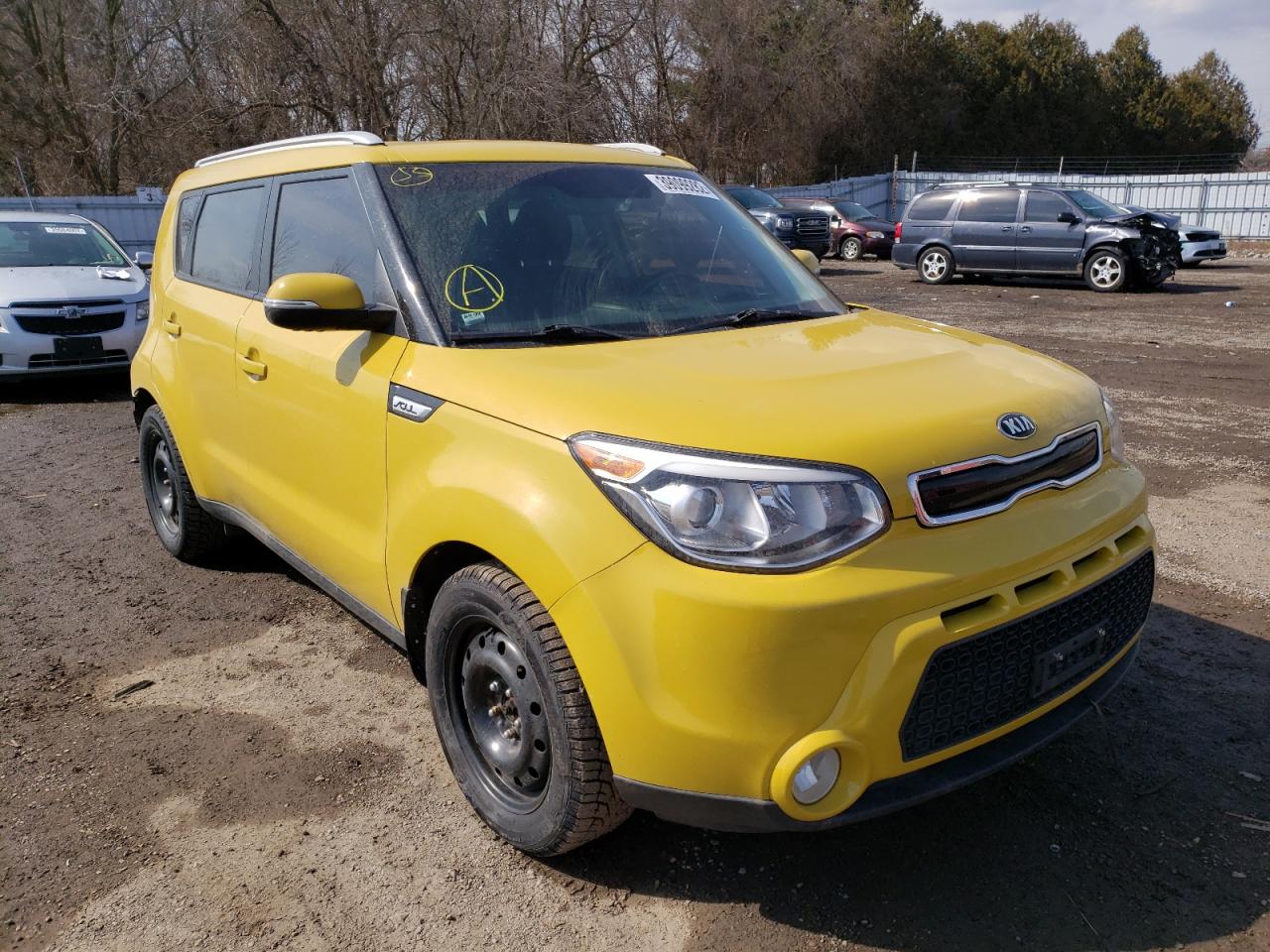Снимка 1 от търг – 2014 KIA SOUL + с VIN KNDJP3A50E7013177