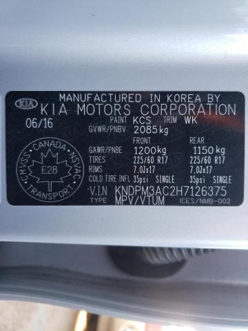 Photo 10 from auction – 2017 KIA SPORTAGE L with VIN KNDPM3AC2H7126375