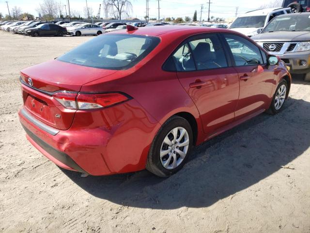 Photo 4 from auction – 2021 TOYOTA COROLLA LE with VIN 5YFEPMAE1MP223307