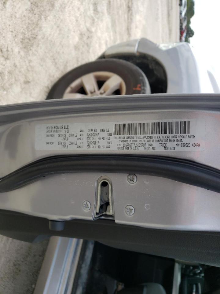 Photo 10 from auction – 2020 RAM 1500 CLASS with VIN 1C6RR6TT7LS135787