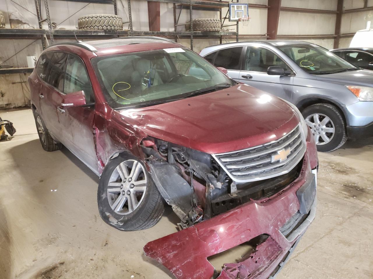 CHEVROLET TRAVERSE 2016 with VIN 1GNKRHKD3GJ239602 - Photo from auction