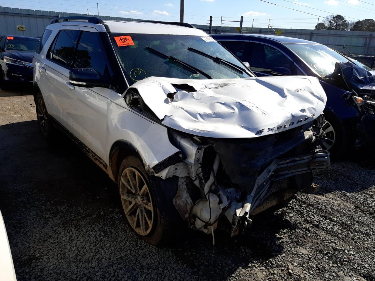 FORD EXPLORER X 2015 with VIN 1FM5K8D87FGA76700 - Photo from auction