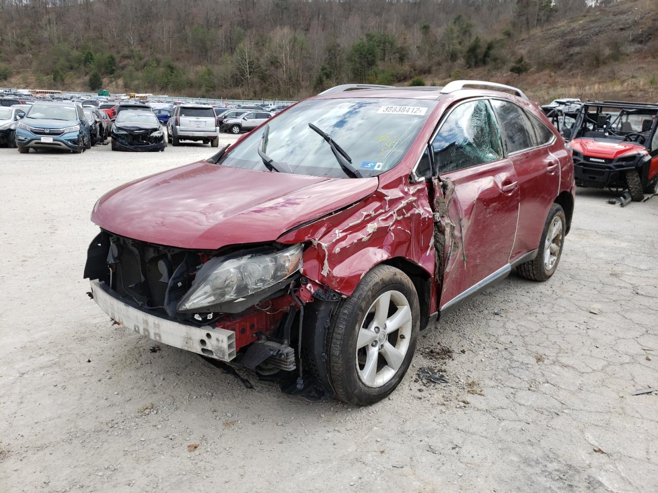 Photo 2 from auction – 2011 LEXUS RX 350 with VIN 2T2BK1BA2BC106565