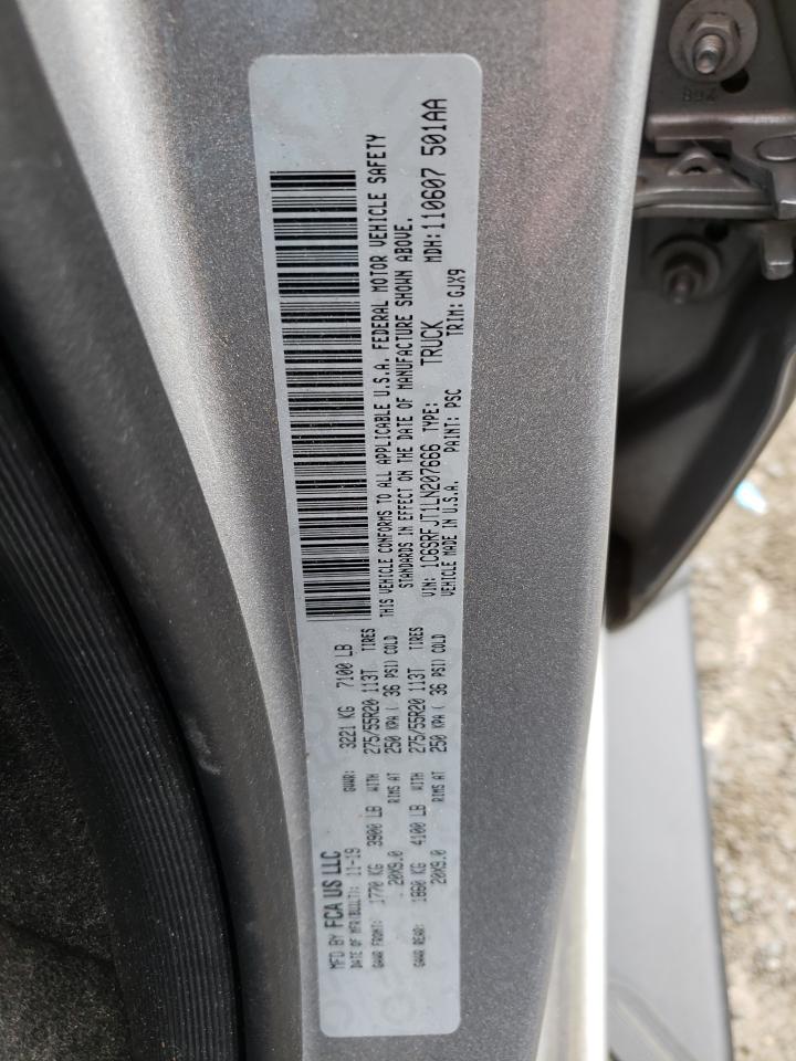 Photo 10 from auction – 2020 RAM 1500 LARAM with VIN 1C6SRFJT1LN207666