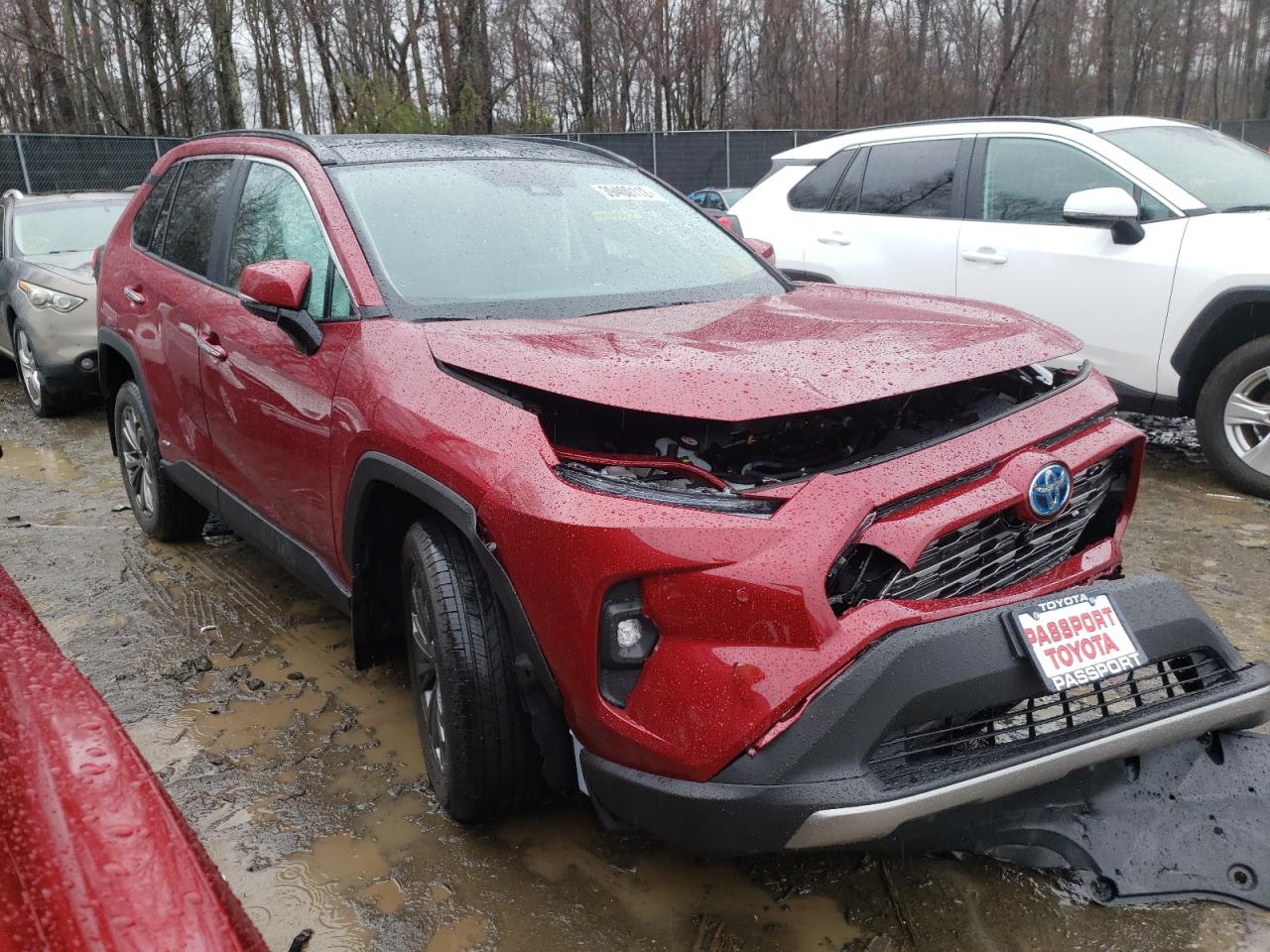 TOYOTA RAV4 HYBRI 2022 with VIN 4T3D6RFV5NU070989 - Photo from auction