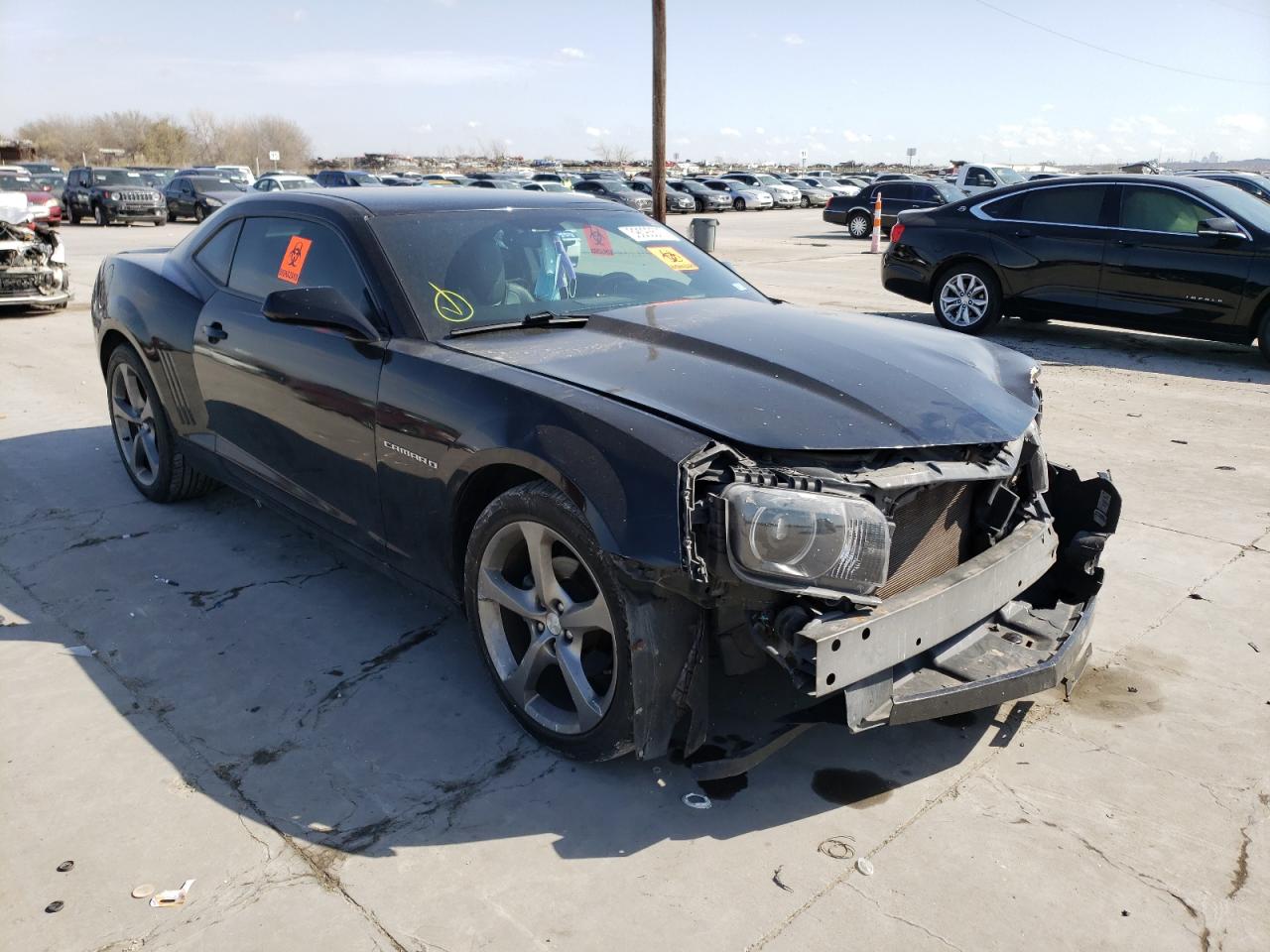 CHEVROLET CAMARO LT 2013 with VIN 2G1FC1E30D9124946 - Photo from auction