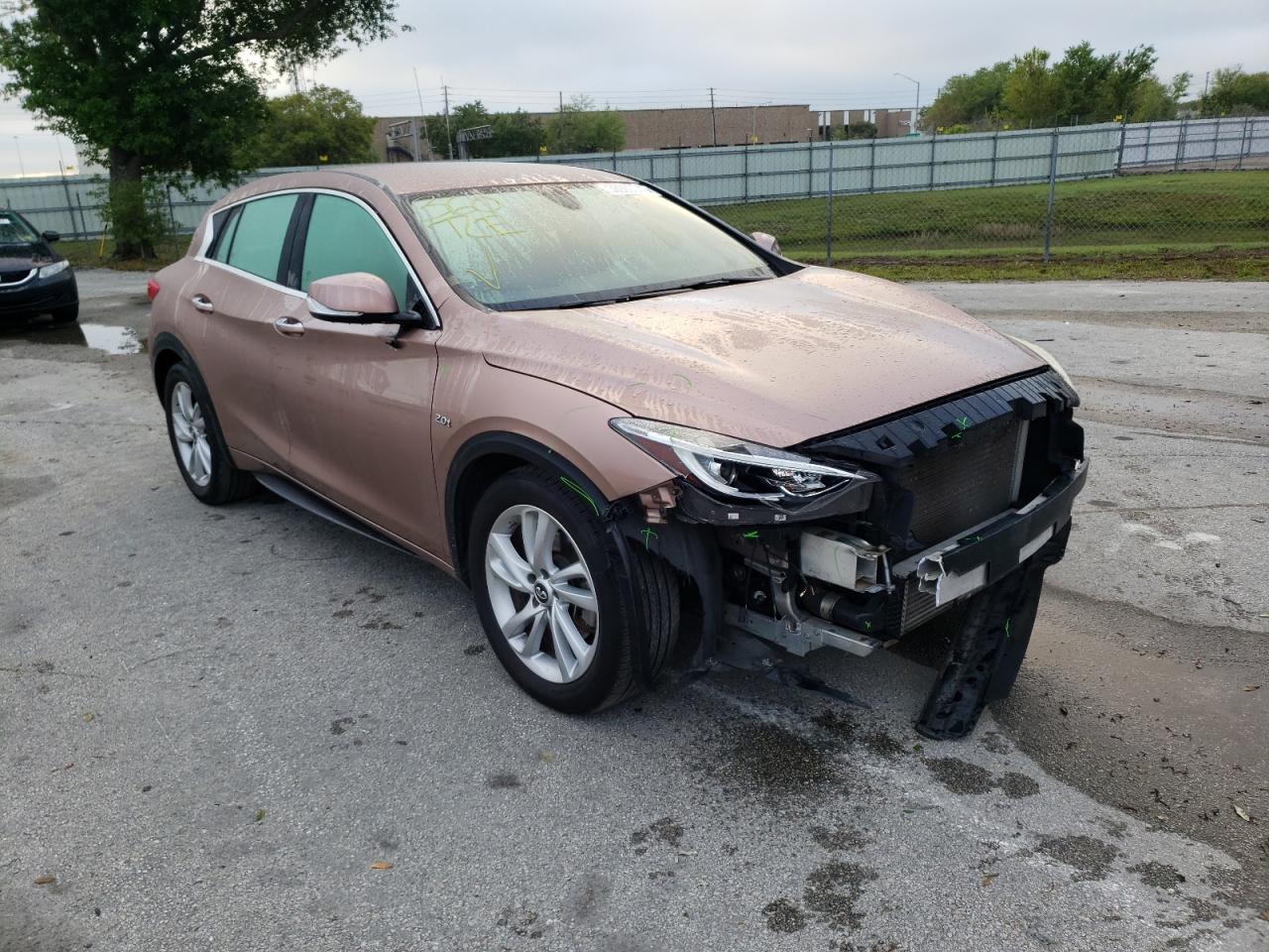 INFINITI QX30 BASE 2018 with VIN SJKCH5CP3JA056535 - Photo from auction