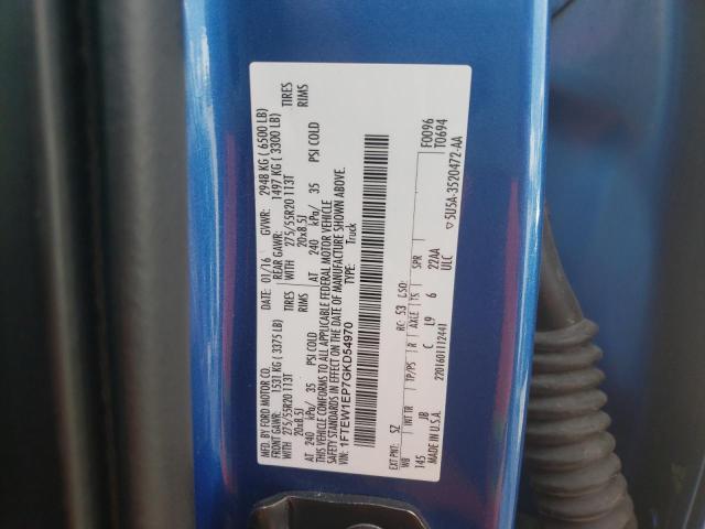 Photo 10 from auction – 2016 FORD F150 SUPER with VIN 1FTEW1EP7GKD54970
