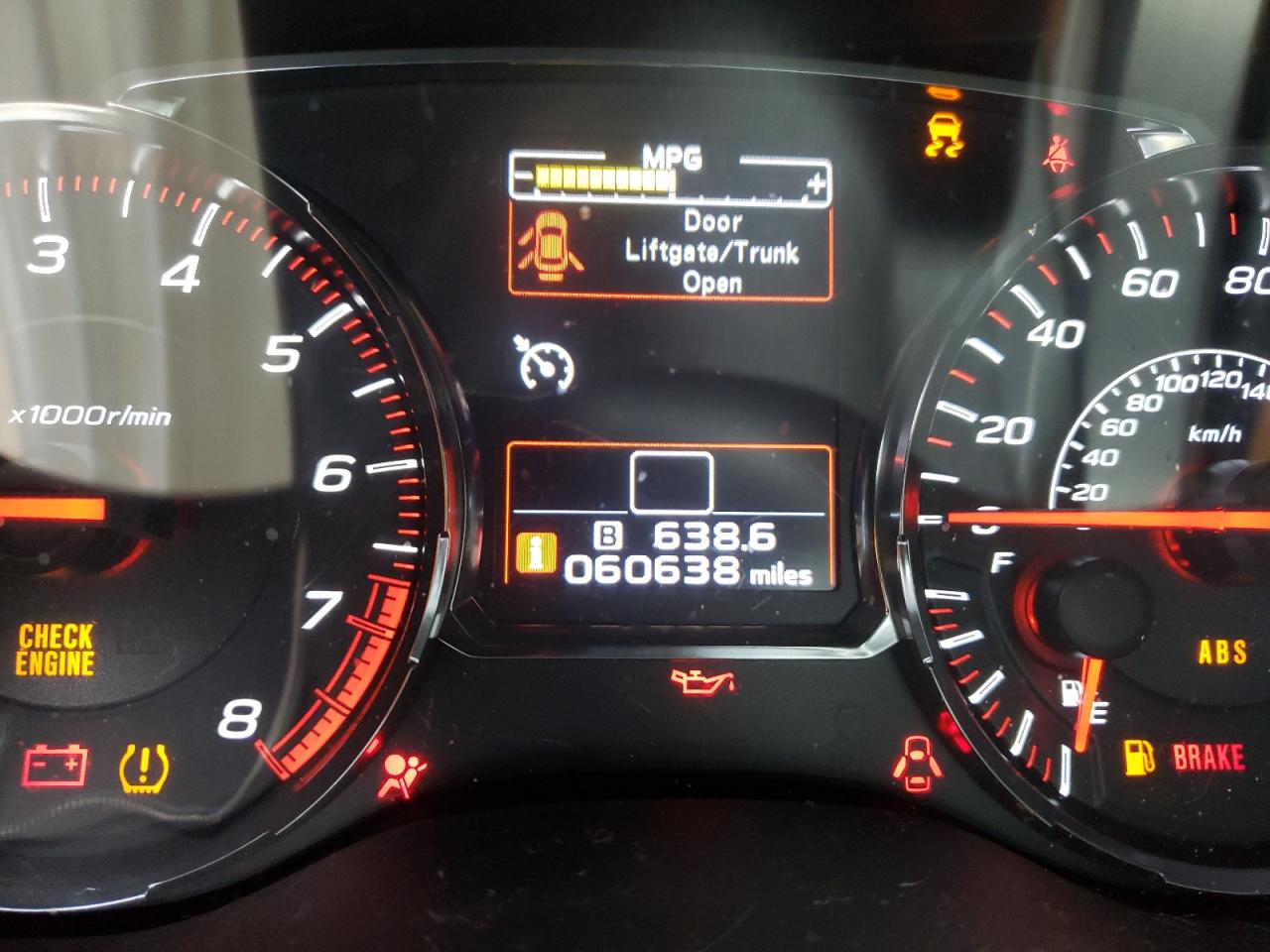 Photo 8 from auction – 2018 SUBARU WRX PREMIU with VIN JF1VA1C61J9802696