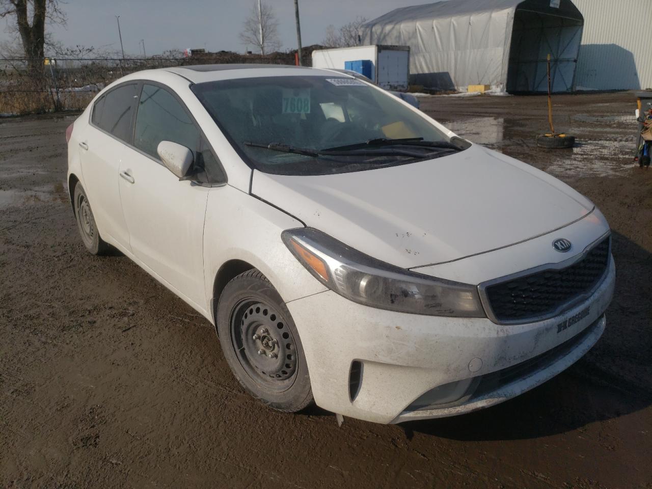KIA FORTE EX 2017 with VIN 3KPFL4A81HE057792 - Photo from auction