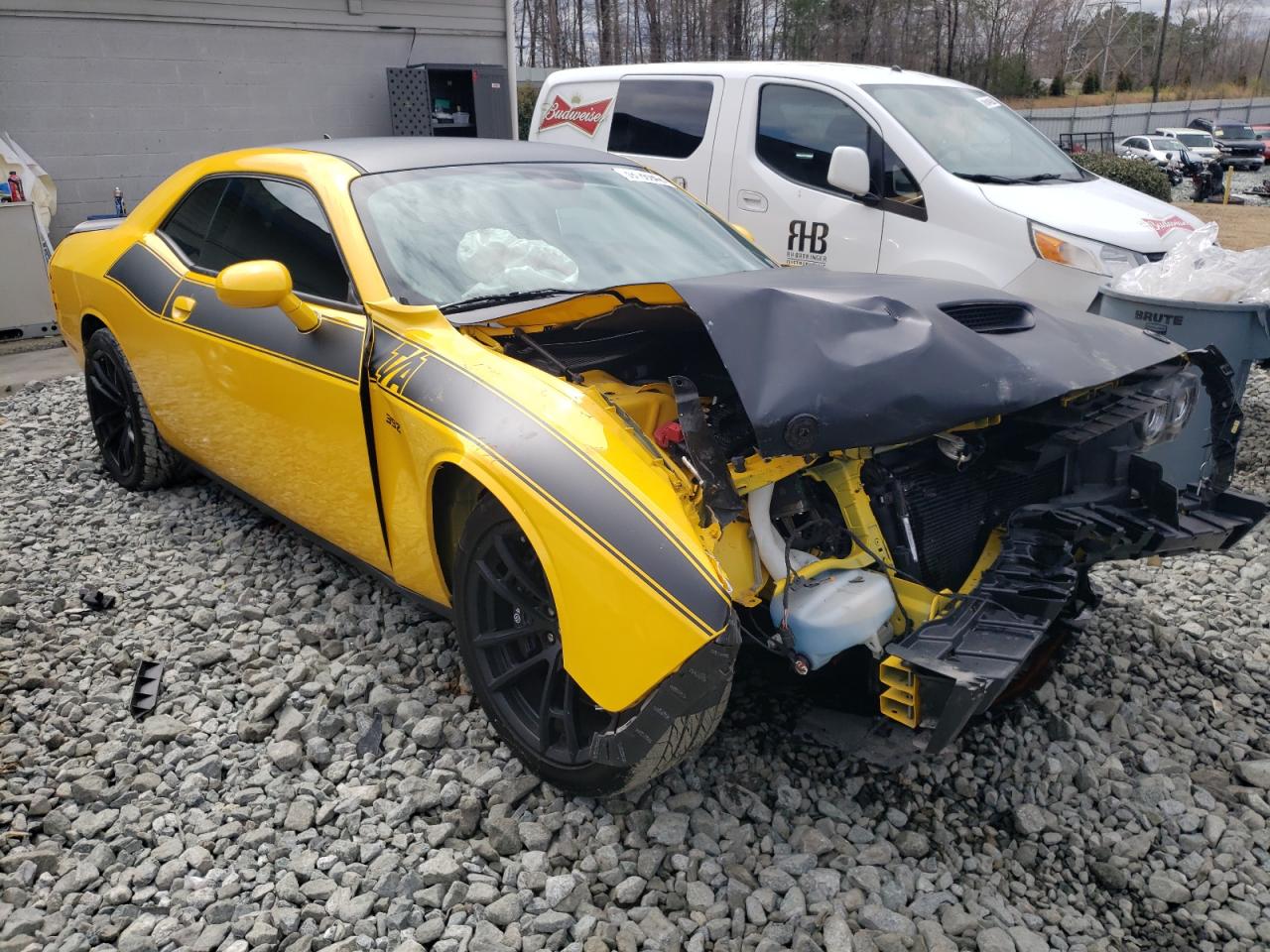 DODGE CHALLENGER 2018 with VIN 2C3CDZFJ3JH219901 - Photo from auction