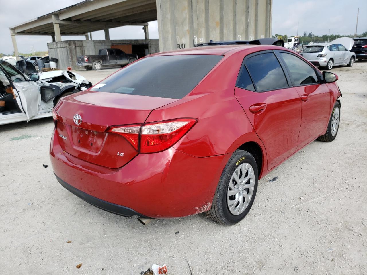 Photo 4 from auction – 2019 TOYOTA COROLLA L with VIN 2T1BURHE4KC205718
