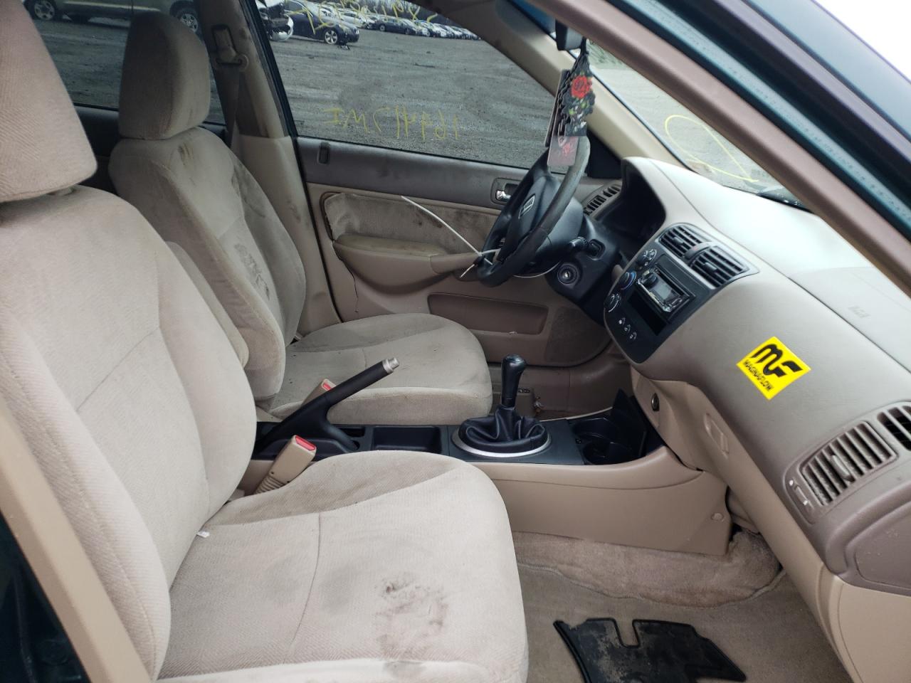 صورة رقم 5 من المزاد - 2002 HONDA CIVIC مع VIN 1HGES25792L035754