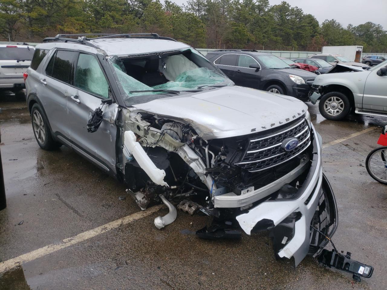 FORD EXPLORER X 2020 with VIN 1FMSK8DHXLGB32014 - Photo from auction