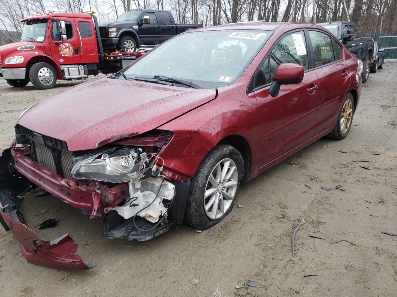 Photo 2 from auction – 2014 SUBARU IMPREZA PR with VIN JF1GJAC61EH015266