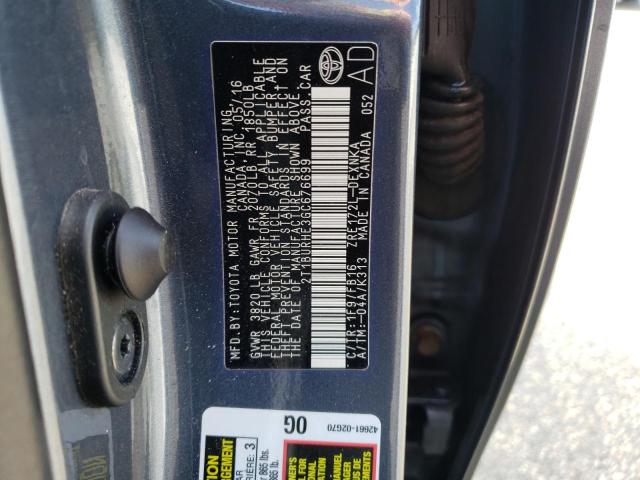 Photo 10 from auction – 2016 TOYOTA COROLLA L with VIN 2T1BURHE3GC676699
