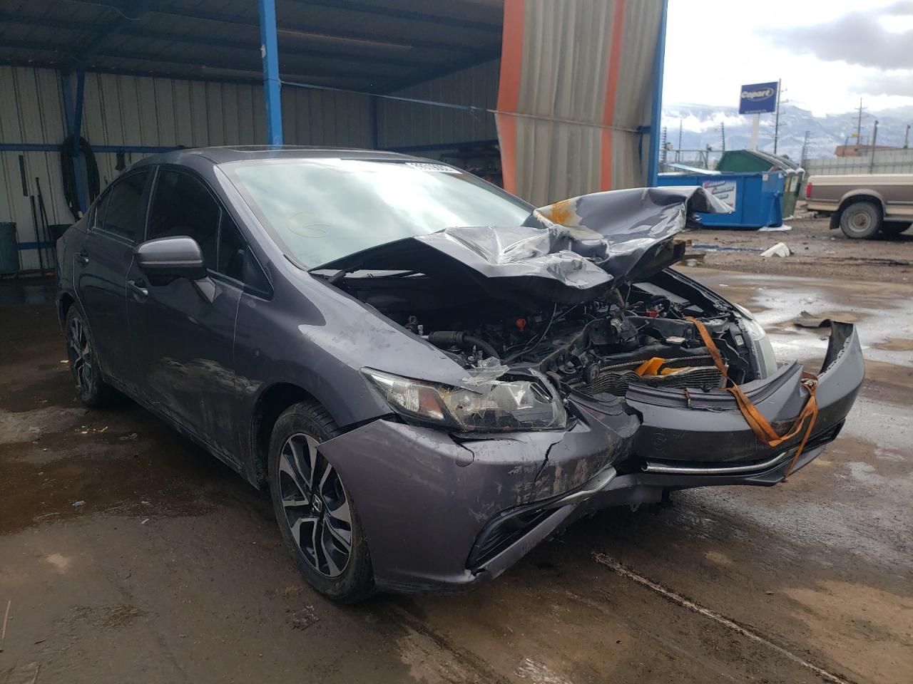 HONDA CIVIC EX 2015 with VIN 2HGFB2F83FH512516 - Photo from auction