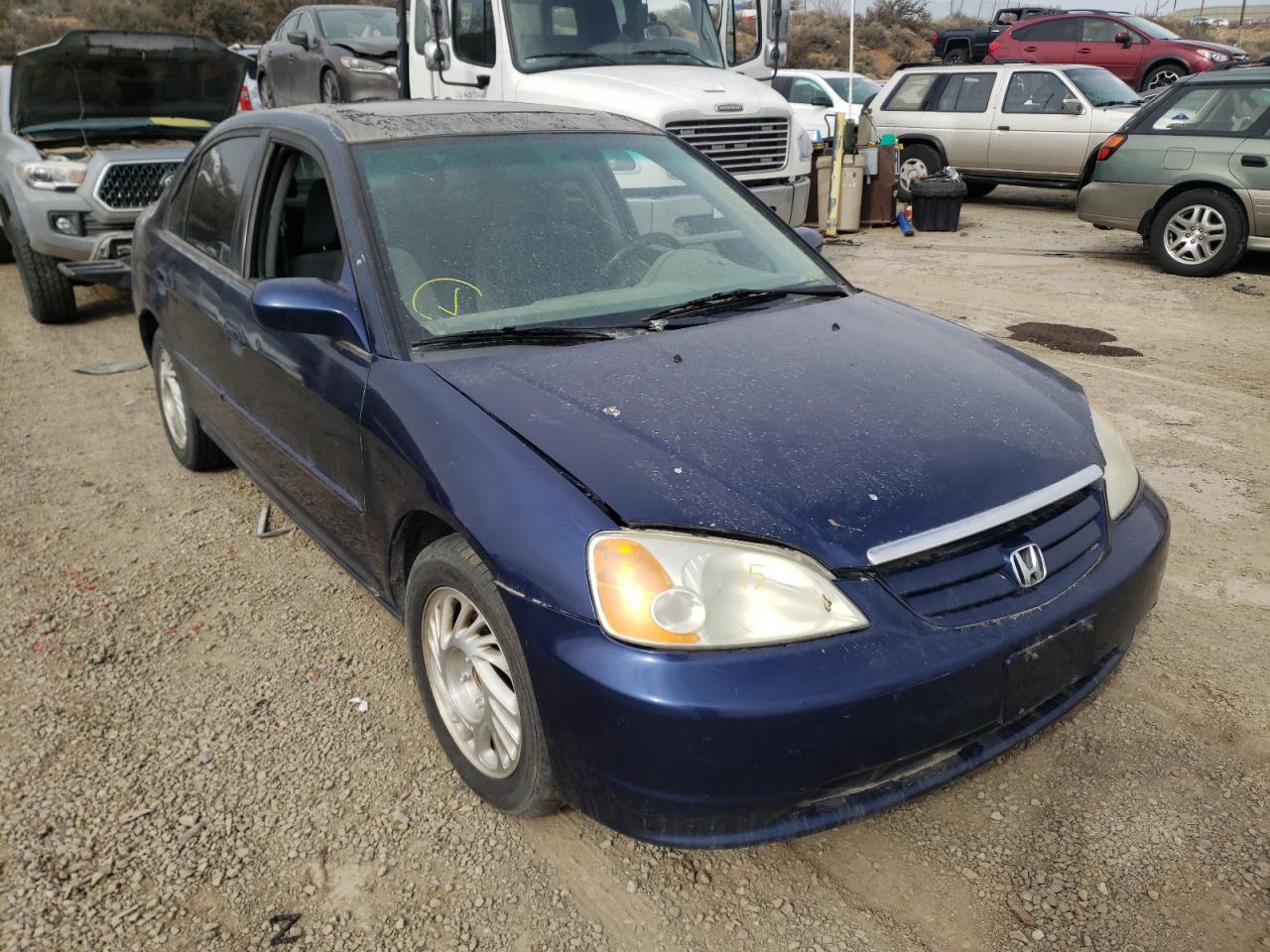 HONDA CIVIC EX 2003 with VIN 2HGES25743H540292 - Photo from auction