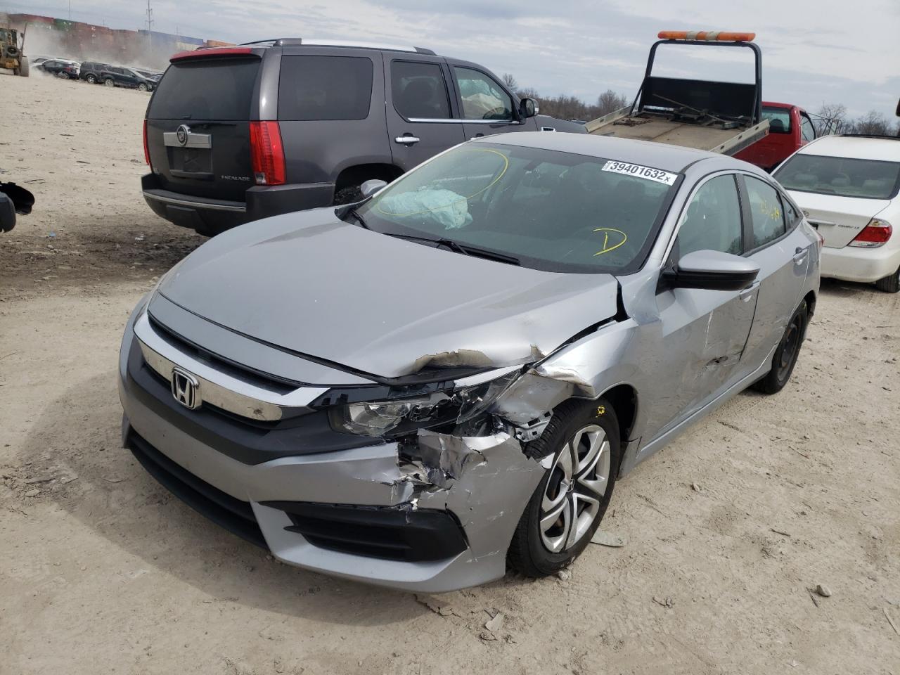 Photo 9 from auction – 2017 HONDA CIVIC LX with VIN 19XFC2F56HE057399