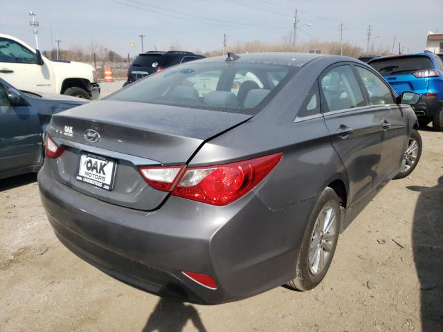 Photo 4 from auction – 2014 HYUNDAI SONATA GLS with VIN 5NPEB4AC8EH860562
