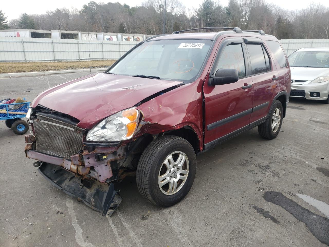 Photo 2 from auction – 2004 HONDA CR-V LX with VIN JHLRD68464C005099