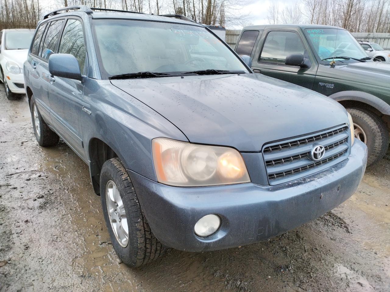 TOYOTA HIGHLANDER 2002 with VIN JTEGF21A020049696 - Photo from auction