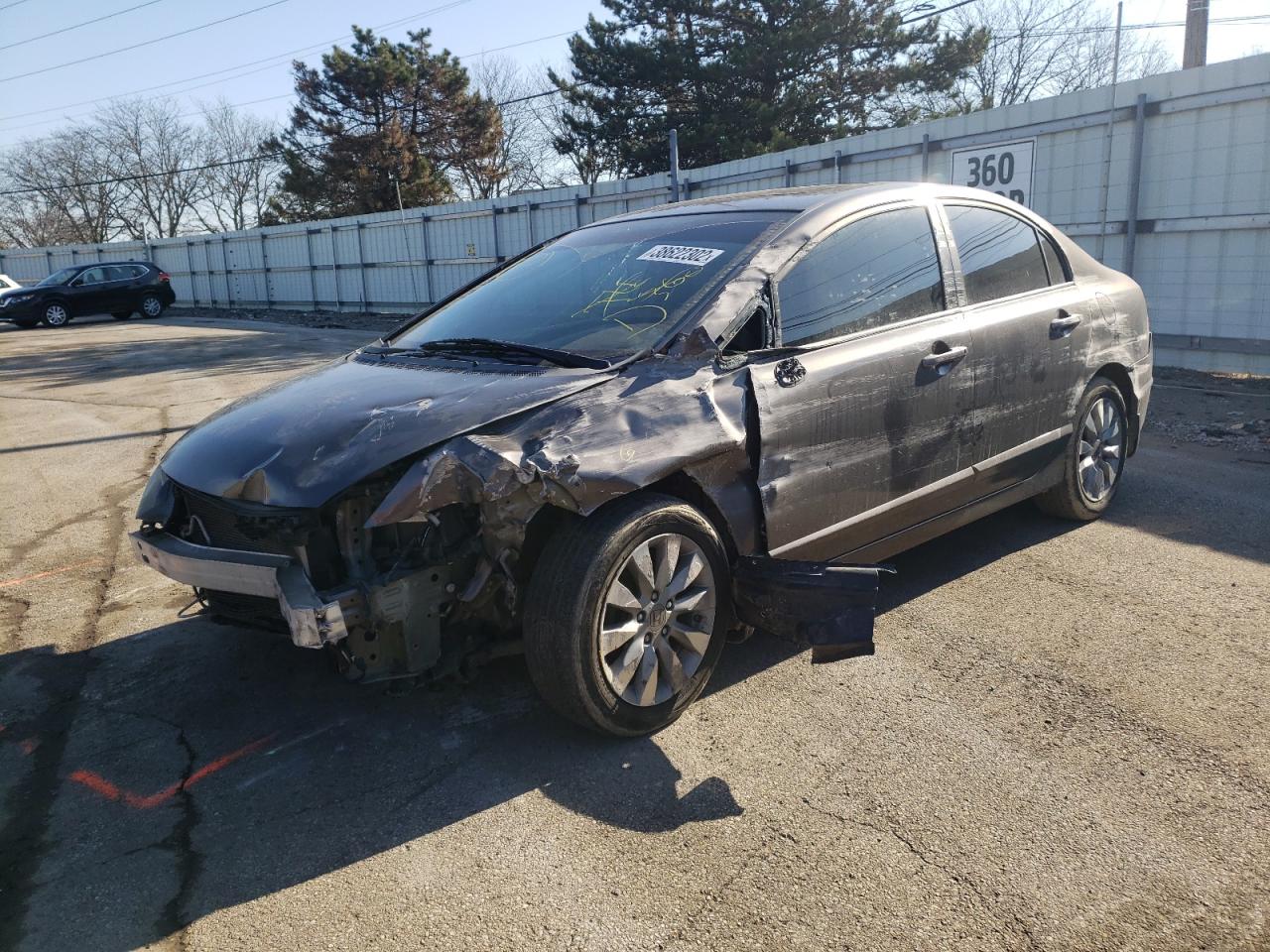 Photo 2 from auction – 2010 HONDA CIVIC EX with VIN 19XFA1F80AE002687