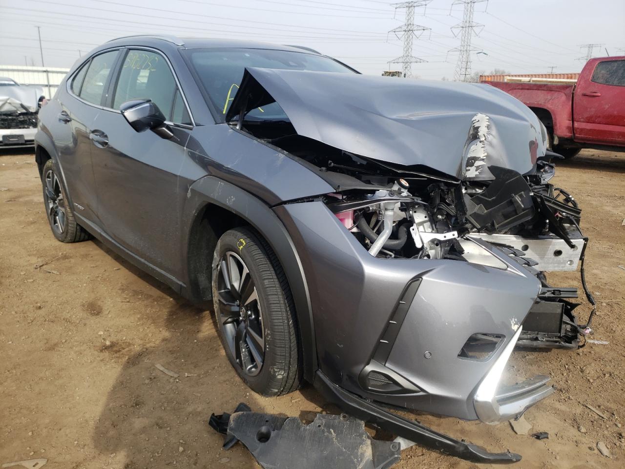 LEXUS UX 250H 2021 with VIN JTHP9JBH0M2054064 - Photo from auction