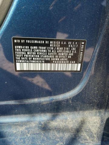 Photo 10 from auction – 2017 VOLKSWAGEN JETTA SE with VIN 3VWDB7AJ7HM382576