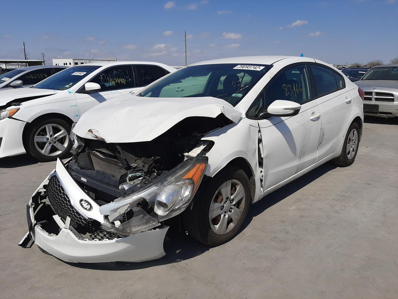 Photo 2 from auction – 2016 KIA FORTE LX with VIN KNAFX4A6XG5515050
