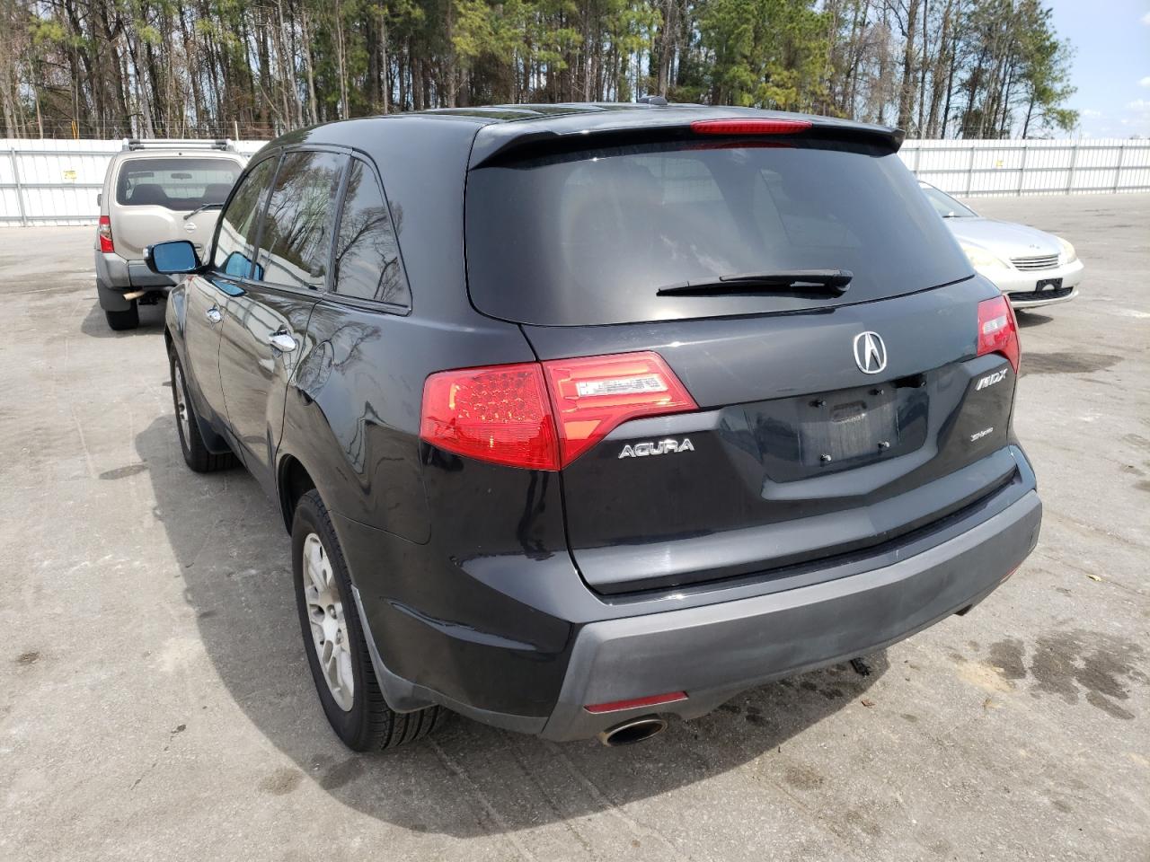 Photo 3 from auction – 2008 ACURA MDX TECHNO with VIN 2HNYD28488H554799