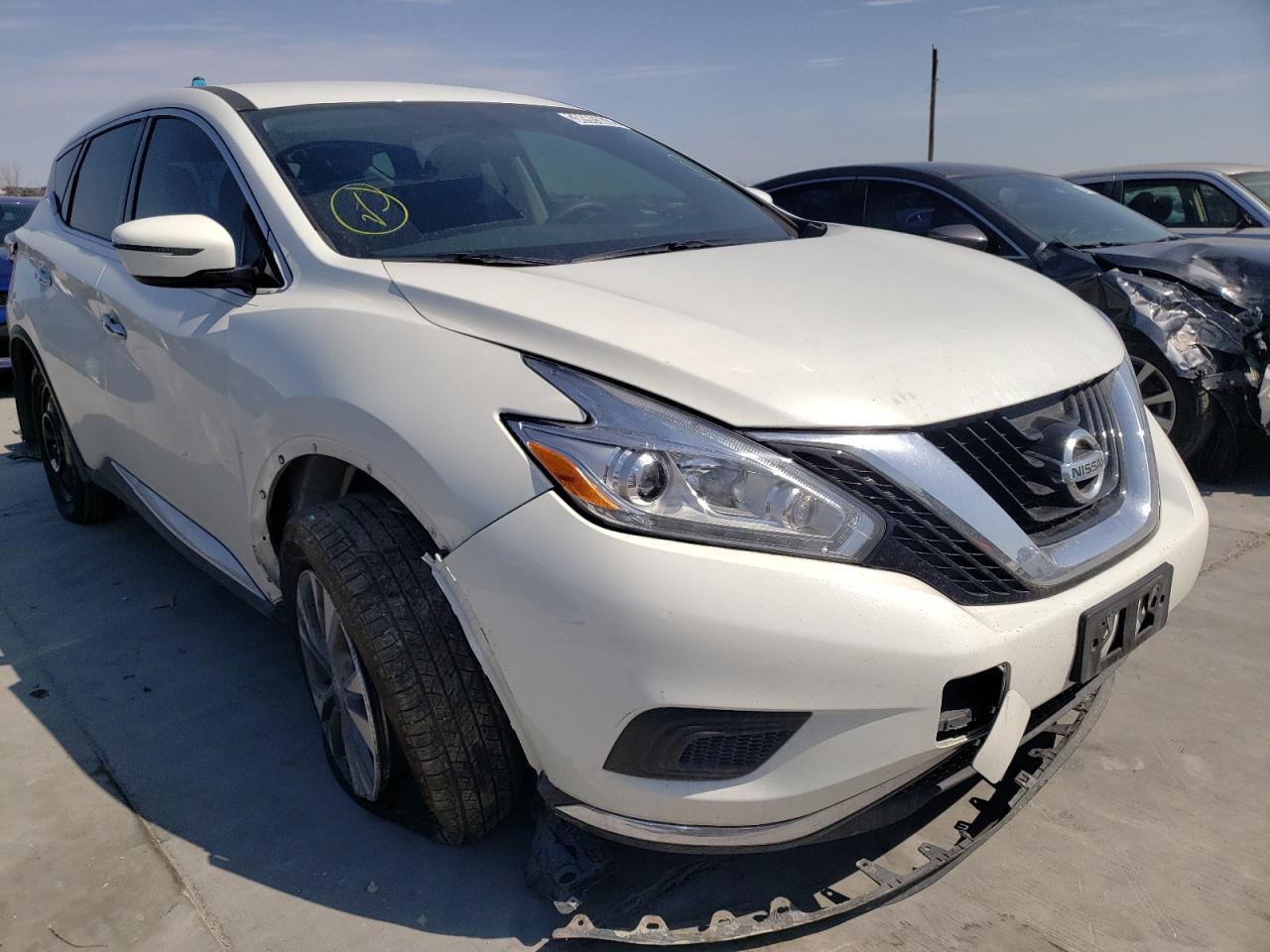 NISSAN MURANO S 2017 with VIN 5N1AZ2MH6HN143003 - Photo from auction