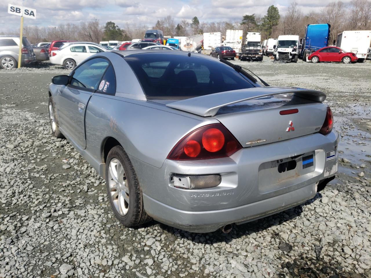 Photo 3 from auction – 2000 MITSUBISHI ECLIPSE GT with VIN 4A3AC54L6YE091977