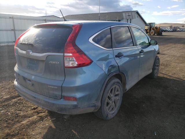 Photo 4 from auction – 2016 HONDA CR-V SE with VIN 2HKRM4H48GH695626